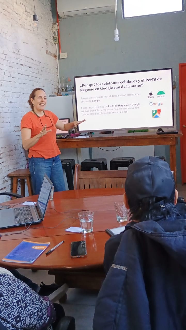 taller presencial realizado en Luján, Buenos Aires